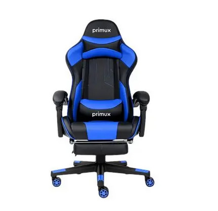 Silla Gaming Primux Eclipse Cobalto Negroazul